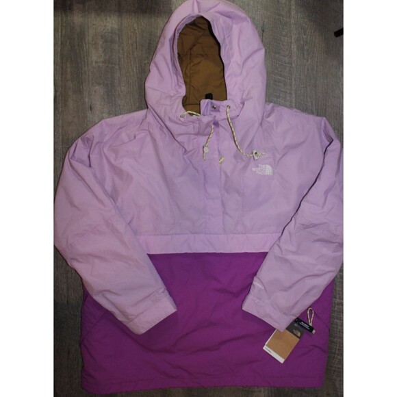 The North Face W 78 LowFi HiTek Windjammer Jacket Relaxed Fit XXL $300 PURPLE - Picture 2 of 7